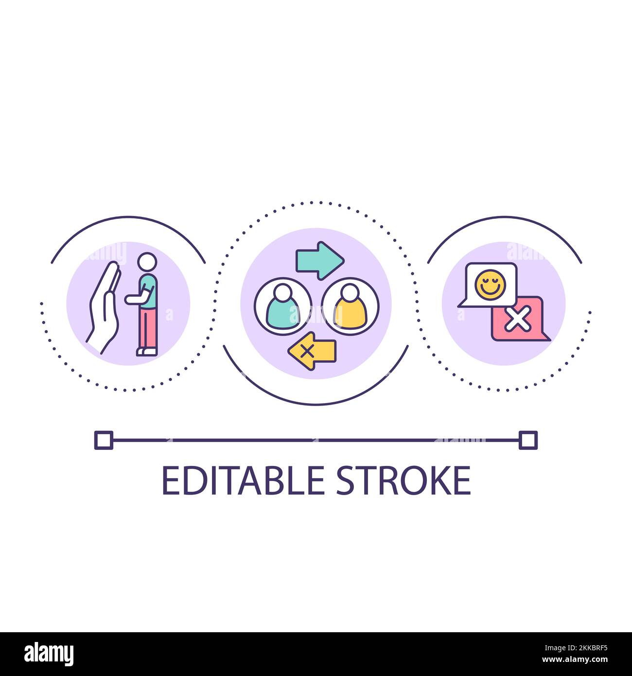 Communication Problems Loop Concept Icon Stock Vector Image Art Alamy Communication Problems Loop Concept Icon Stock Vector Image Art Alamy