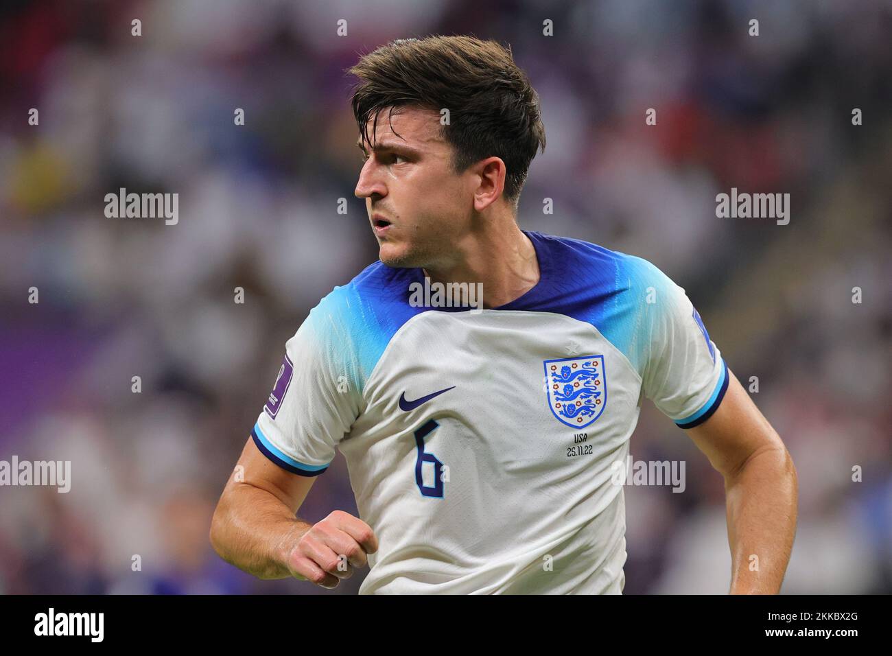 Al Khor Qatar 25th Nov 2022 Harry Maguire Of England Looks On al-khor-qatar-25th-nov-2022-harry-maguire-of-england-looks-on