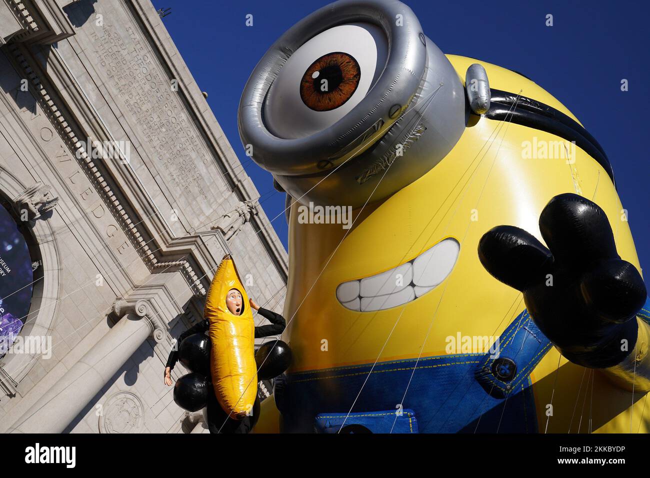 New York, NY, USA. 24th Nov, 2022. Stuart The Minion, Balloon in