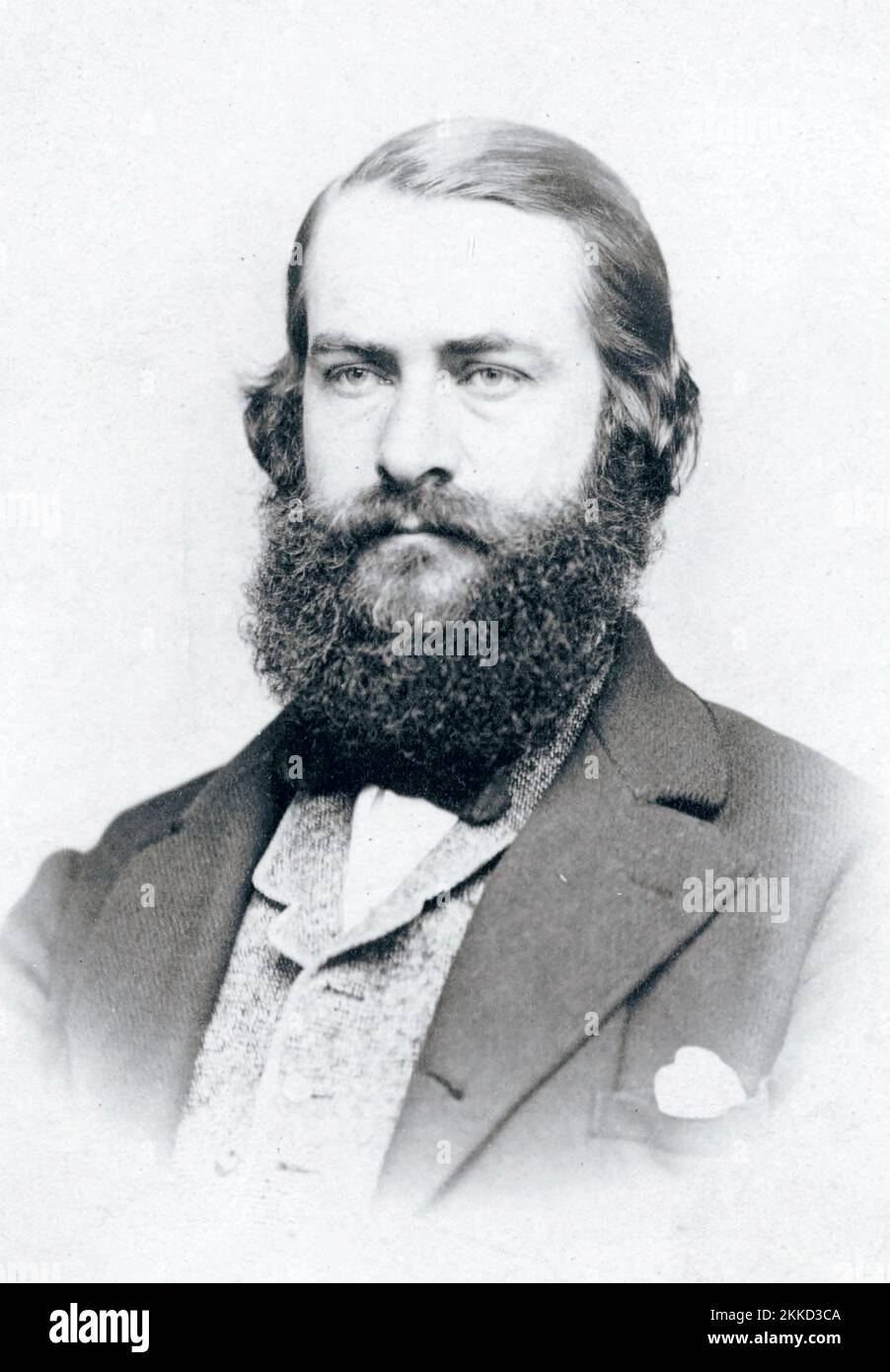 JOSEPH LEIDY (1823-1891) American anatomist and parasitologist about 1870. Stock Photo