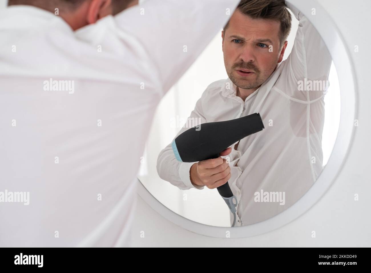 Sweat soaked shirt hi-res stock photography and images - Alamy