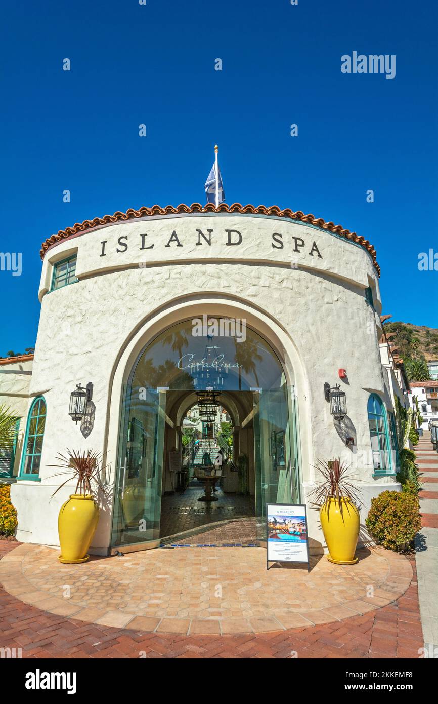 California, Catalina Island, Avalon, Island Spa Stock Photo
