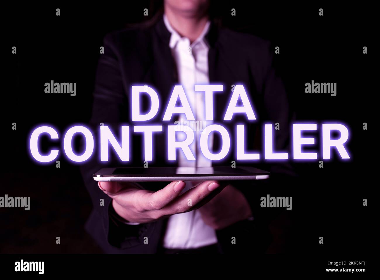 Text showing inspiration Data Controller. Business concept person who ...