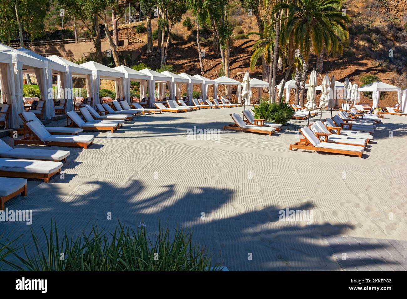 California, Catalina Island, Avalon, Descanso Beach Club Stock Photo