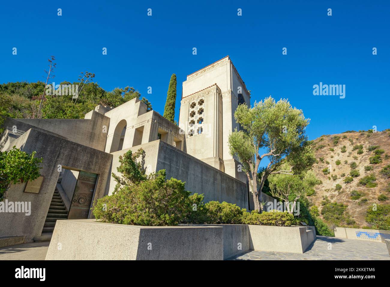 California, Catalina Island, Wrigley Memorial, completed 1936 Stock Photo