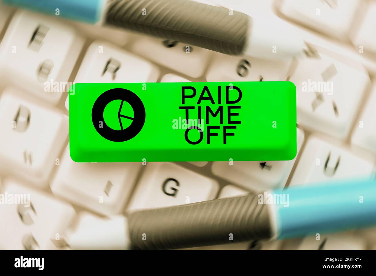 Hand writing sign Paid Time Off. Conceptual photo Receiving payments