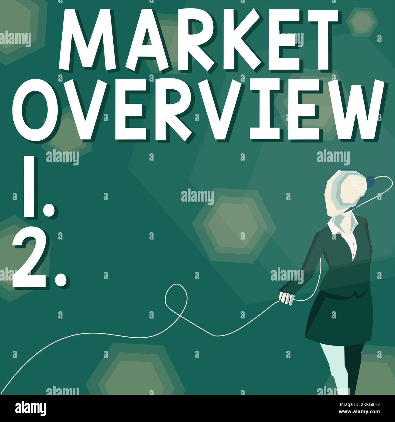 Sign displaying Market Overview. Concept brief synopsis of a
