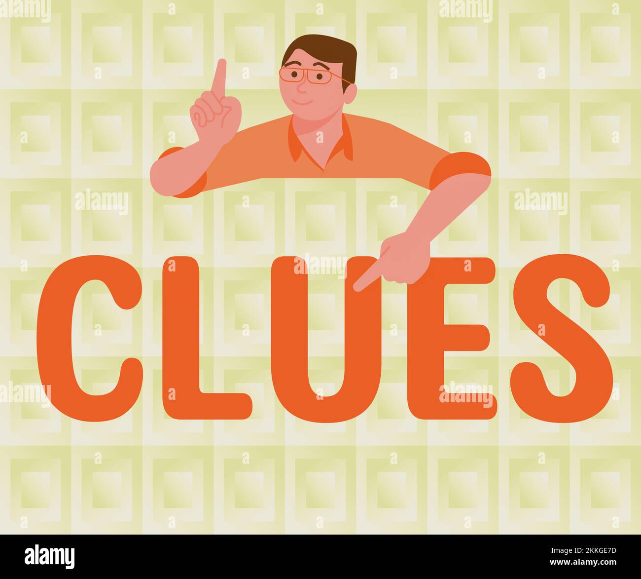 Handwriting text Clues. Internet Concept Piece of evidence information ...