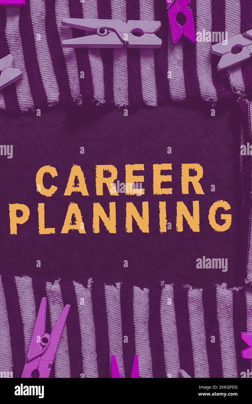 Conceptual display Career Planning, Concept individual s is