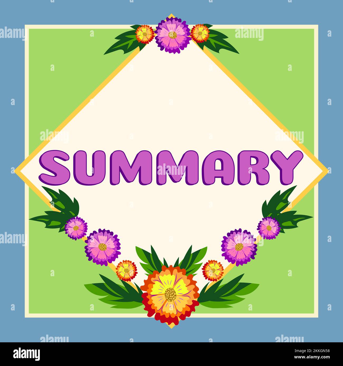 Hand writing sign Summary. Concept meaning Brief Statement Abstract