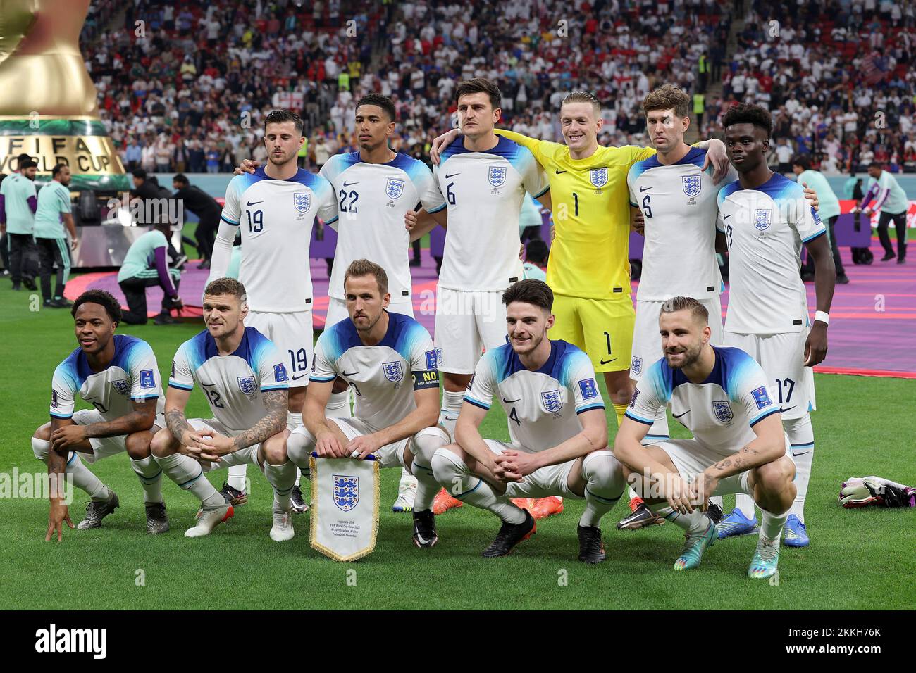 Doha Qatar 25th Nov 2022 Team England Poses Before The FIFA World Doha Qatar 25th Nov 2022 Team England Poses Before The FIFA World
