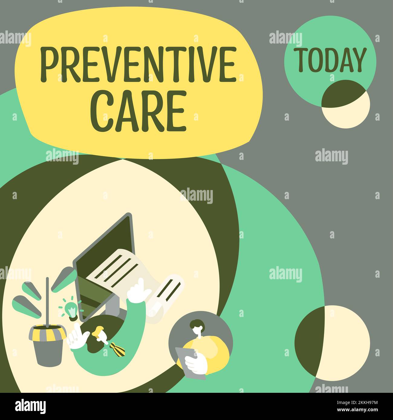 Inspiration showing sign Preventive Care. Business showcase care that ...