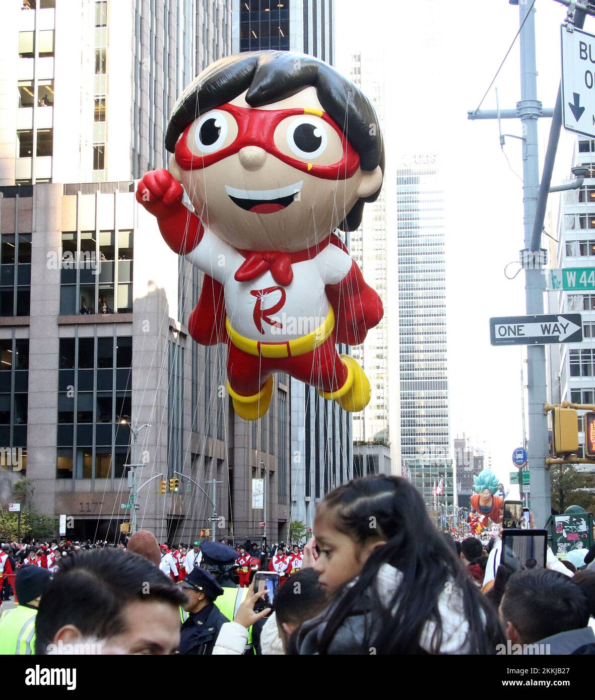 96th Macy's Thanksgiving Day Parade -PICTURED: Red Titan float ...