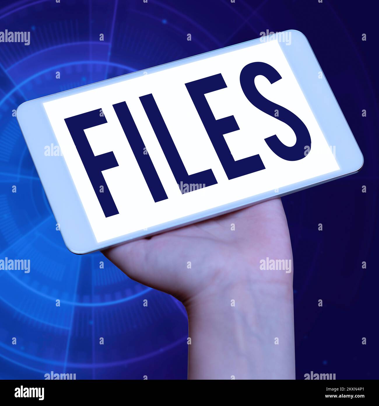 Conceptual caption Files. Concept meaning Folder box for holding loose