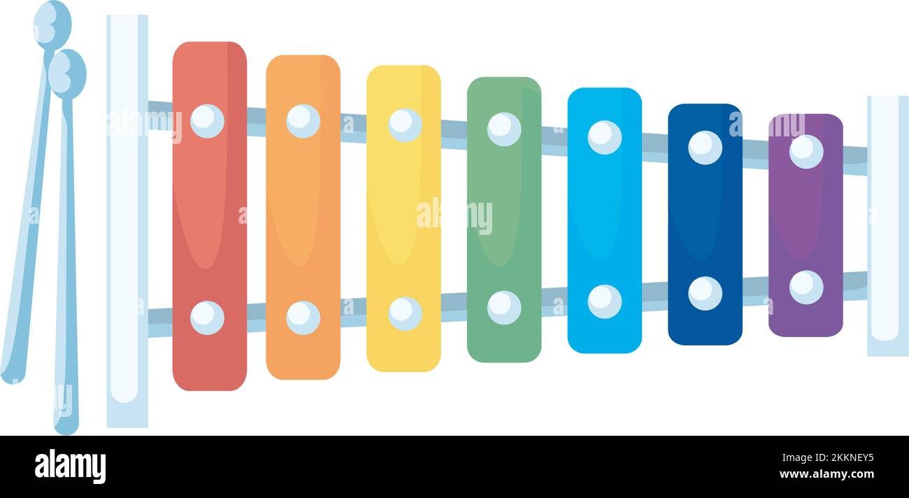 colored xylophone design Stock Vector