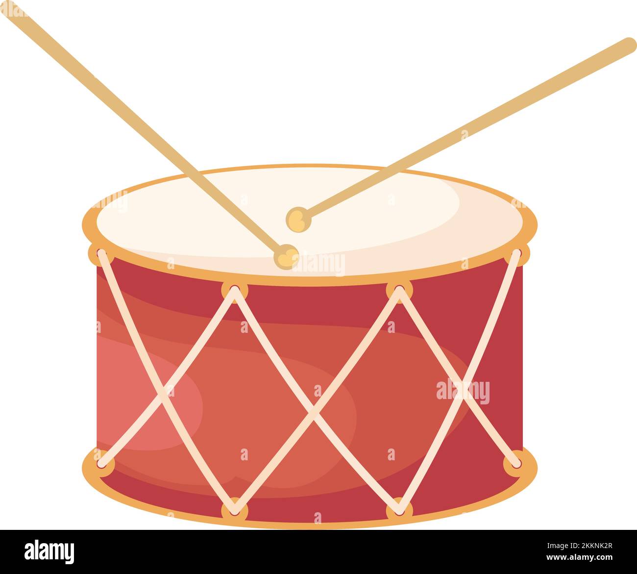 colored drum design Stock Vector
