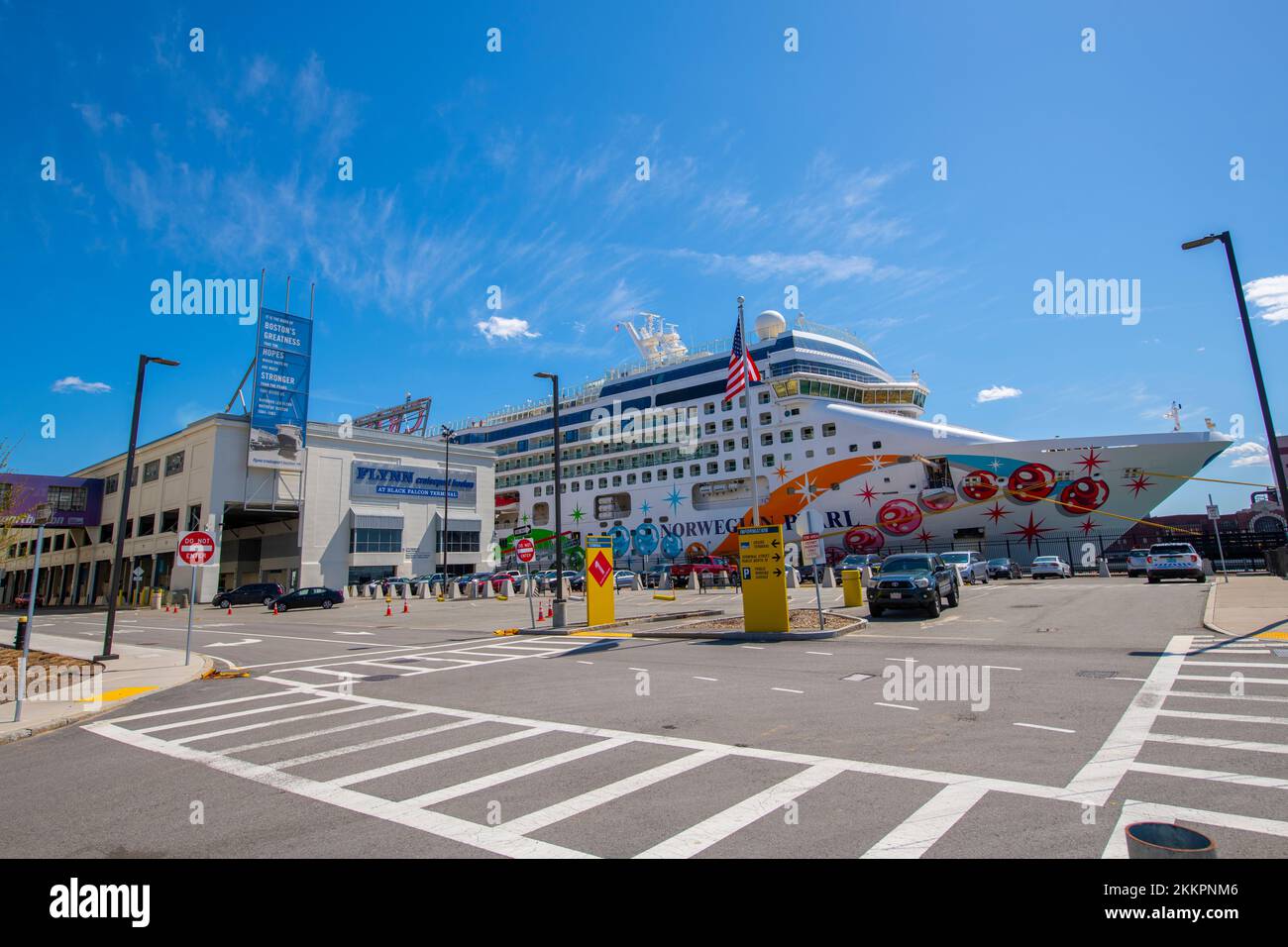 Norwegian Pearl by Norwegian Cruise Line docked at Boston Cruise Port