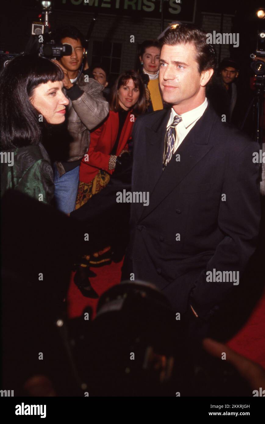 Mel Gibson and wife Robyn Gibson at the premiere of Hamlet on December 18, 1990 Credit: Ralph Dominguez/MediaPunch Stock Photo