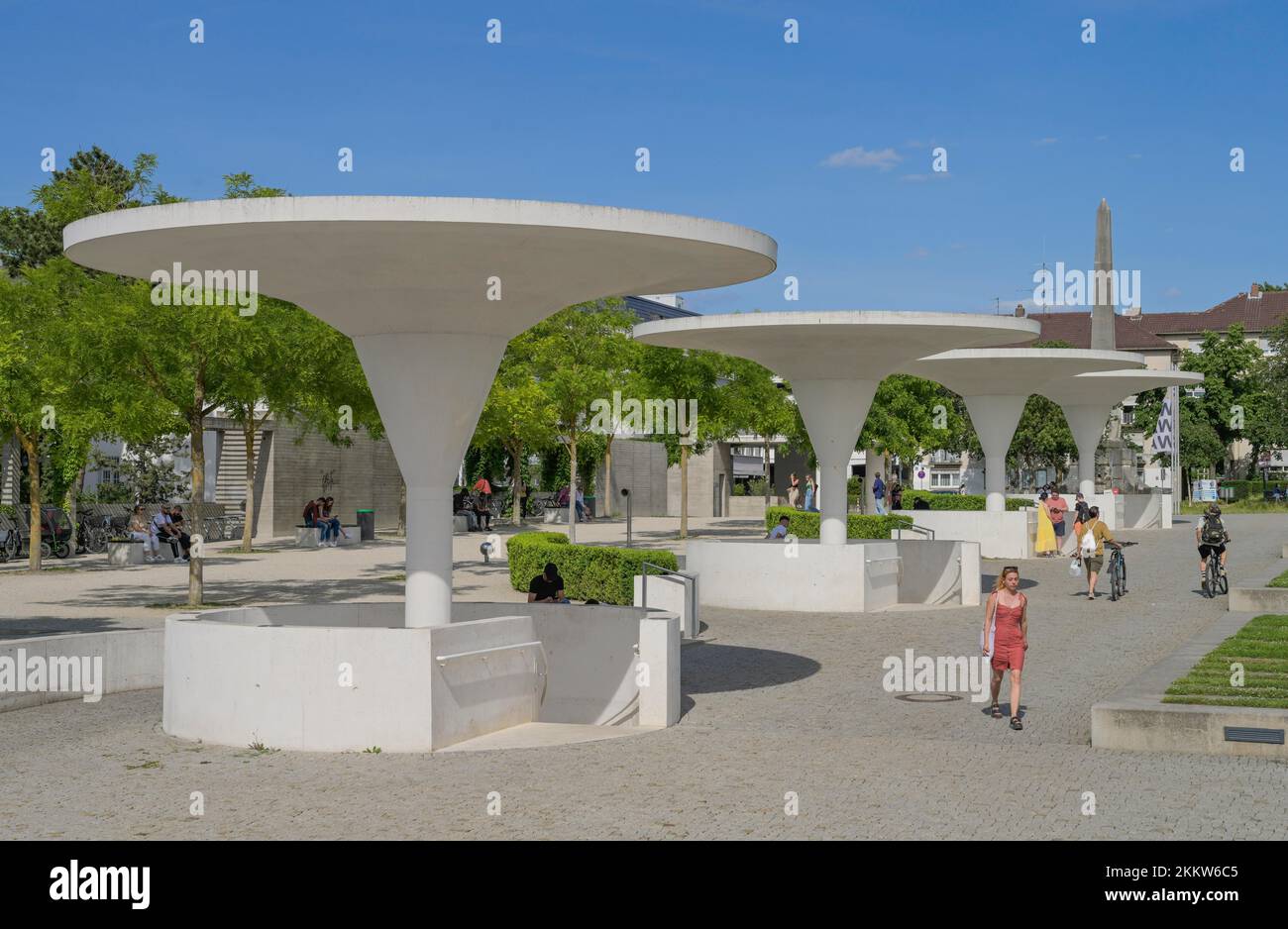 Georg-Büchner-Platz, Darmstadt, Hesse, Germany, Europe Stock Photo