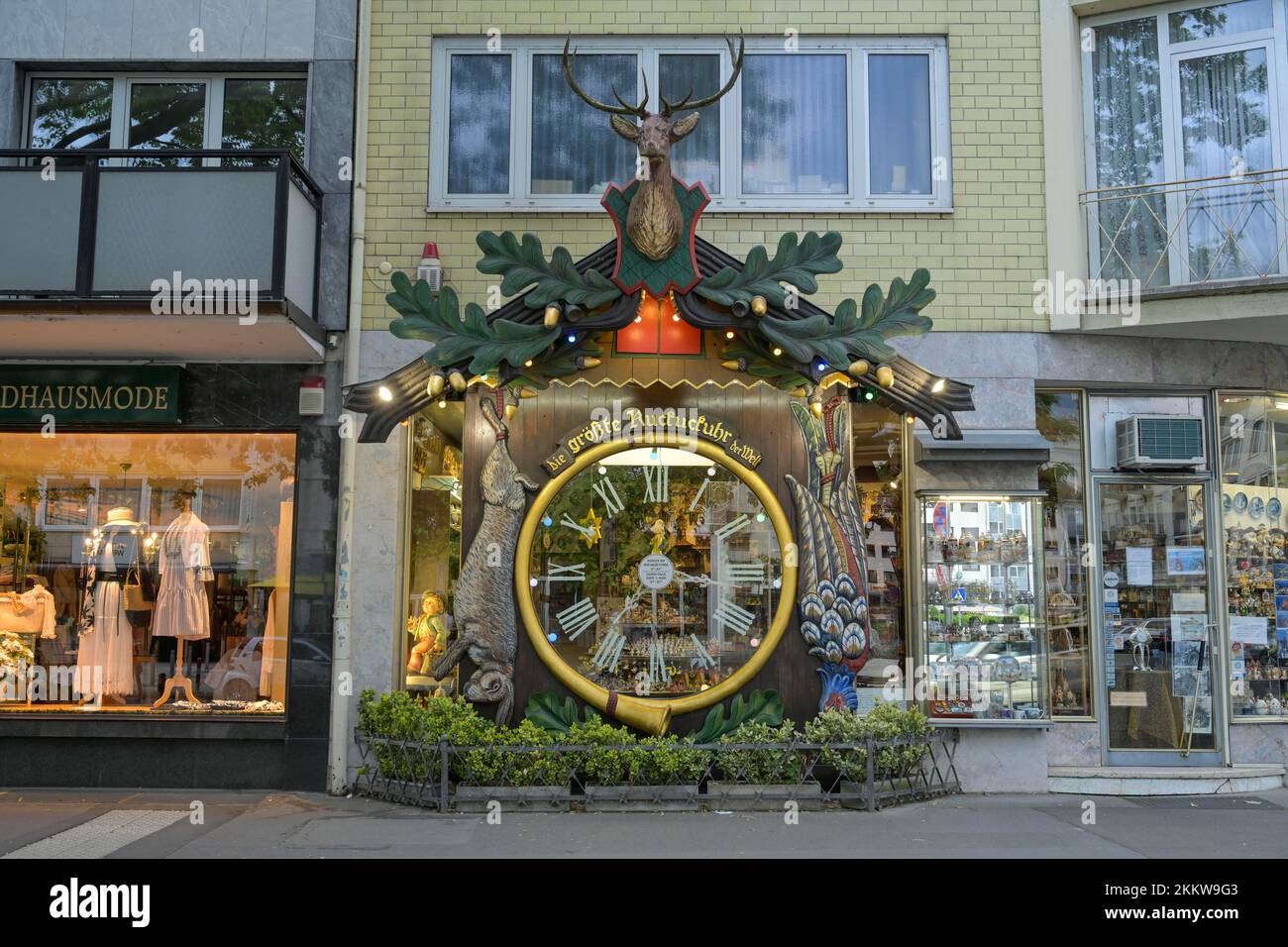 Largest cuckoo clock in the world, Burgstraße, Wiesbaden, Hesse