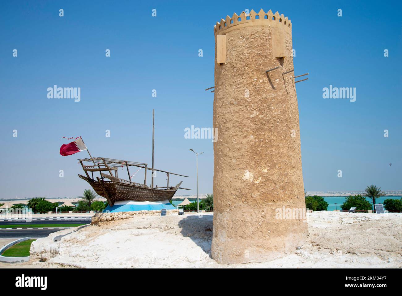 Al Khor Historical Towers Qatar Stock Photo Alamy