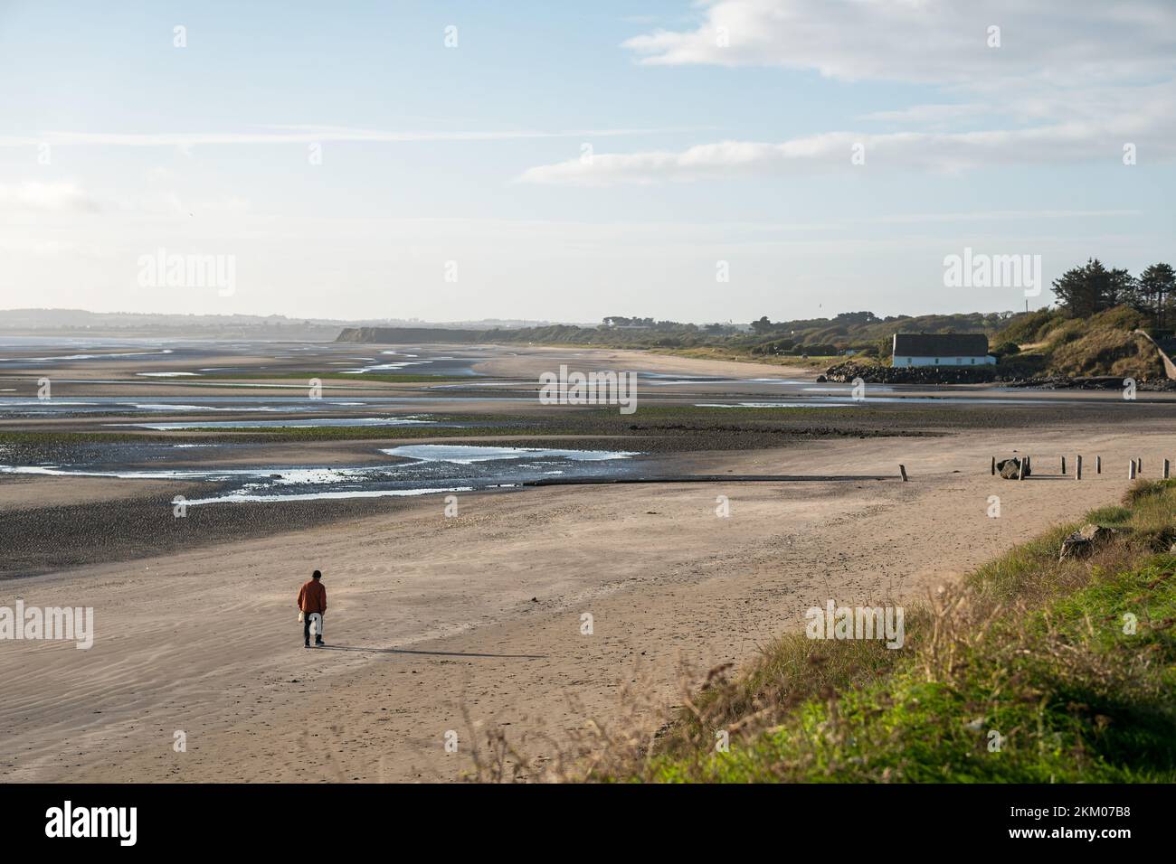 Sunrise at the beach at Laytown, Co Meath, Ireland Stock Photo Alamy