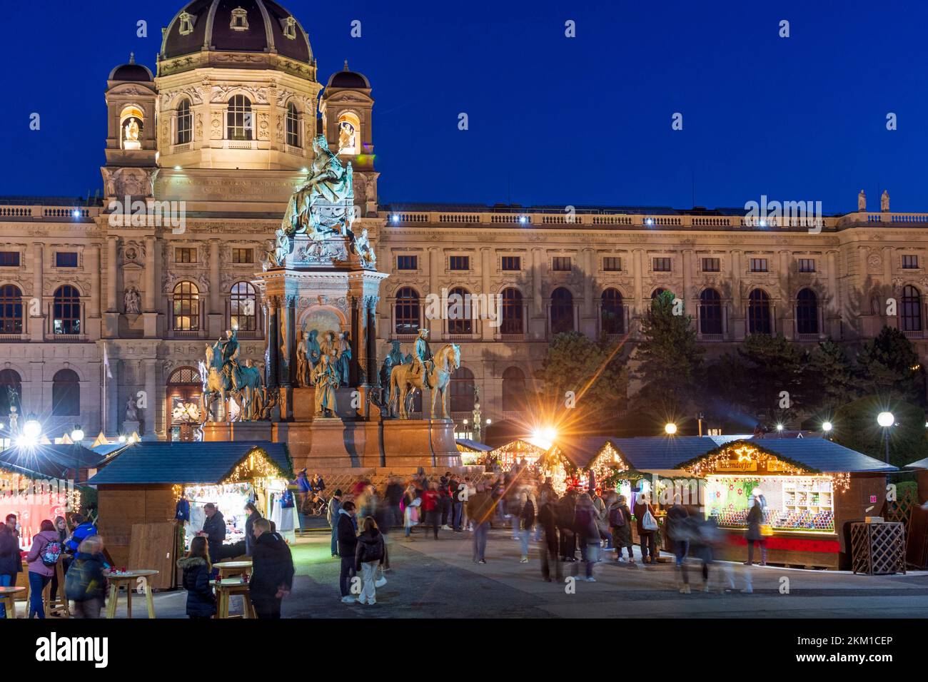 Wien, Vienna Christmas market Christkindlmarkt Weihnachtsdorf at