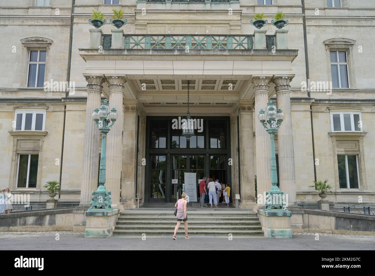 Villa Hügel, Essen, Nordrhein-Westfalen, Deutschland Stock Photo