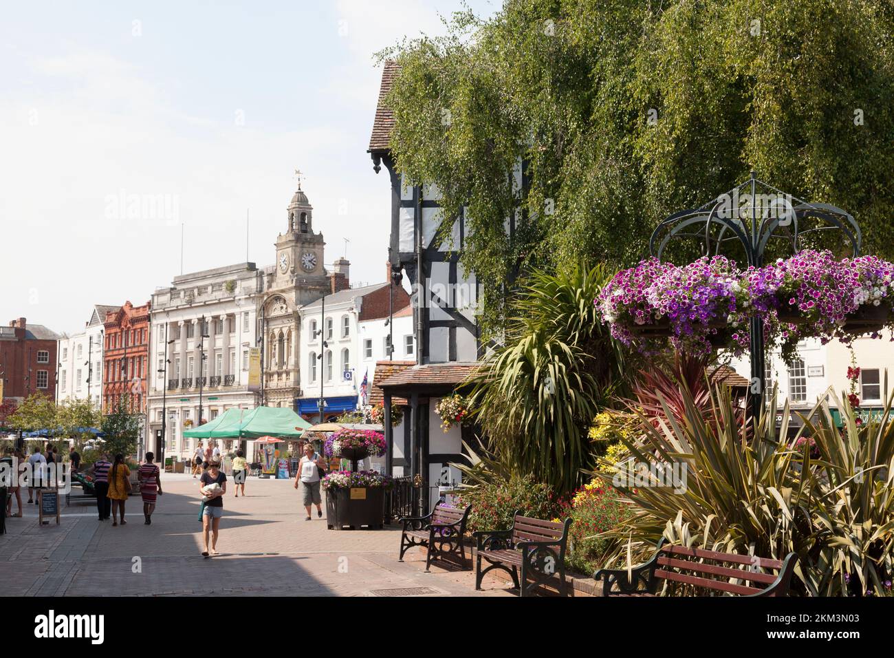 High Town, Hereford, Herefordshire Stock Photo