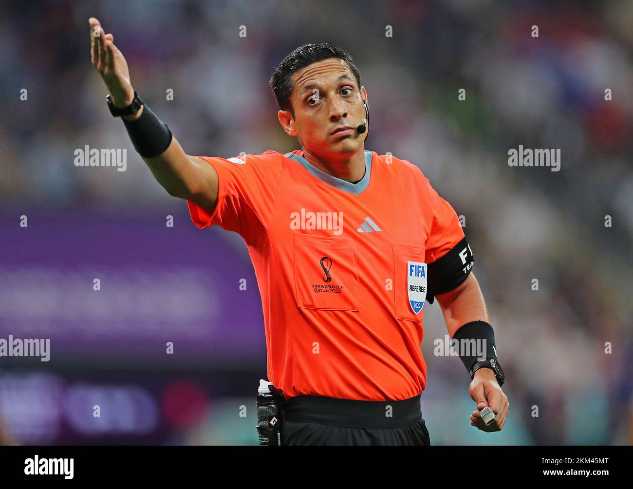 Árbitro Jesús Valenzuela (VEN) during the FIFA World Cup, Qatar. , 