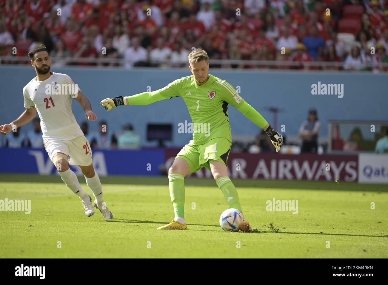 Doha -Qatar 25 November 2022, Fifa world cup Qatar Wales and Iran at ...