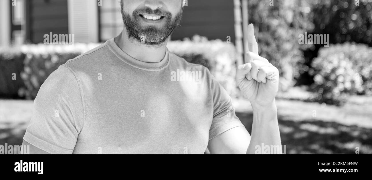 inspired with idea. real estate agent at house for sale. realtor