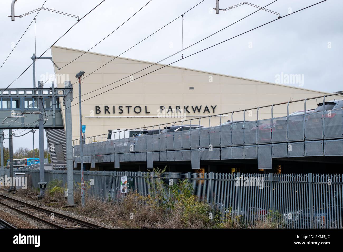 Bristol Parkway train station in Stoke Gifford, Bristol, UK Stock Photo