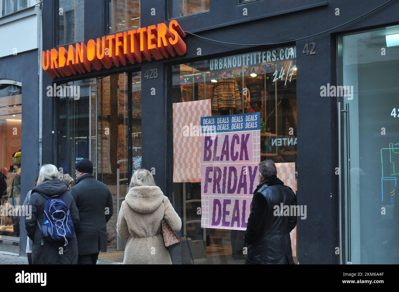 Copenhagen/Denmark/26 November 2022/Shoppers for black friday and week shopping in danish capital (Photo. Francis Joseph Dean/Dean Pictures. Stock Photo