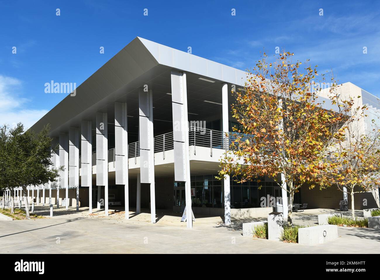 ORANGE, CALIFORNIA 25 NOV 2022 The Humanities Building on the campus