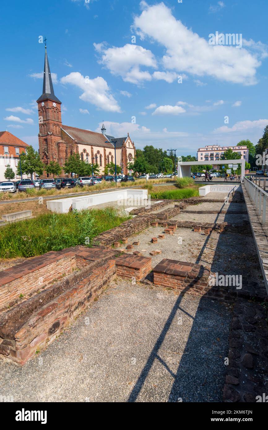 Church Eglise Saint Martin In Alsace Elsass Hi Res Stock Photography