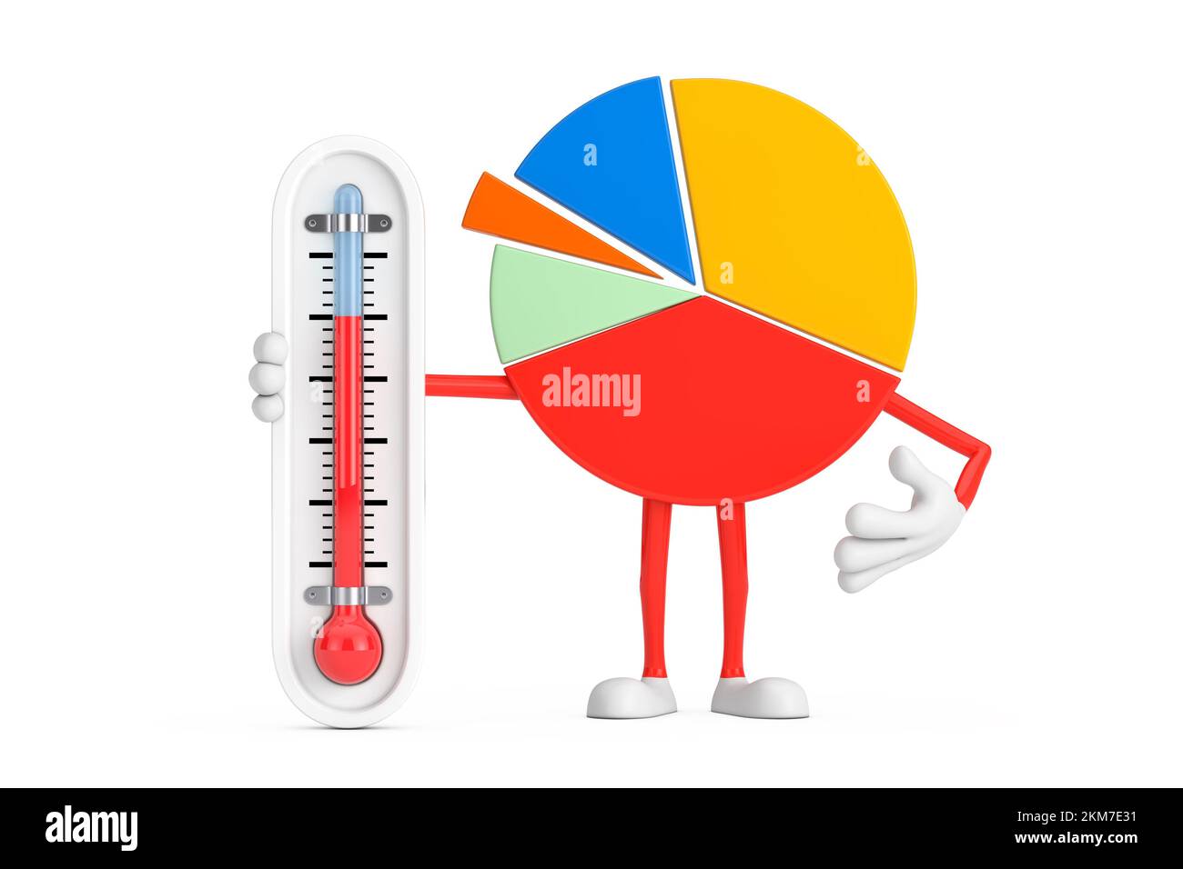 Celsius and Fahrenheit meteorological thermometer degree scale with glass  tube silhouette. Template for outdoor temperature measuring tool isolated  on white background, Stock vector