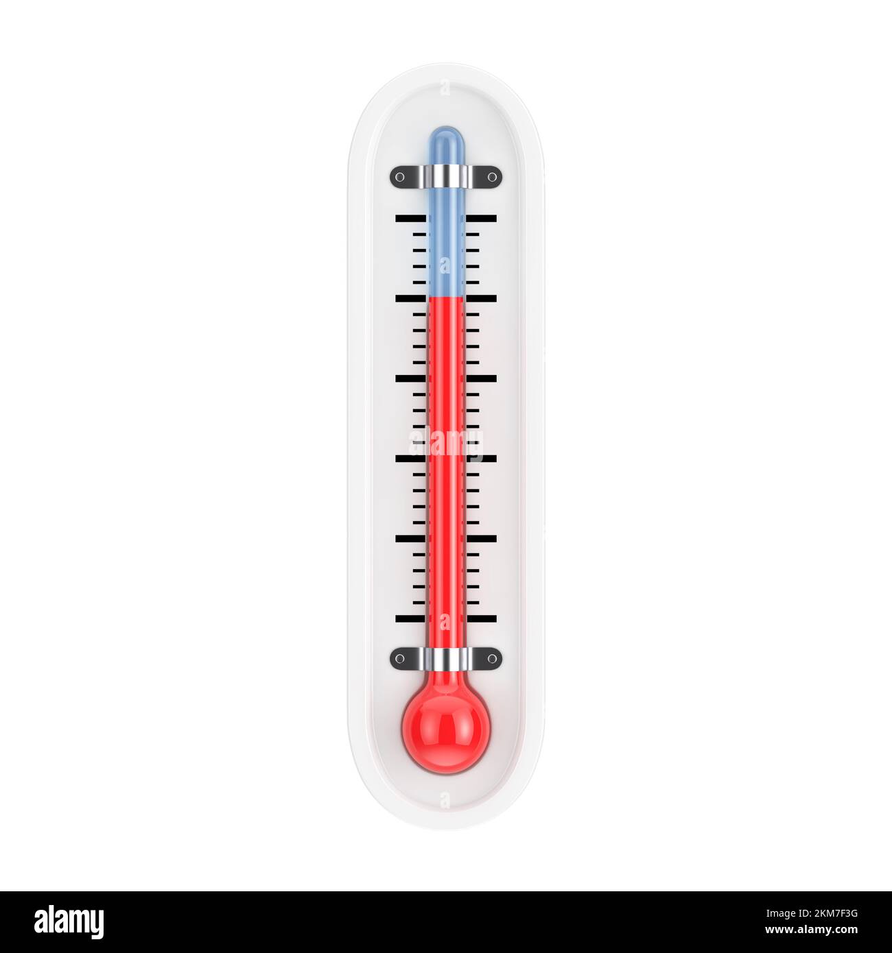 Outdoor Thermometer on a white background. 3d Rendering Stock Photo Alamy