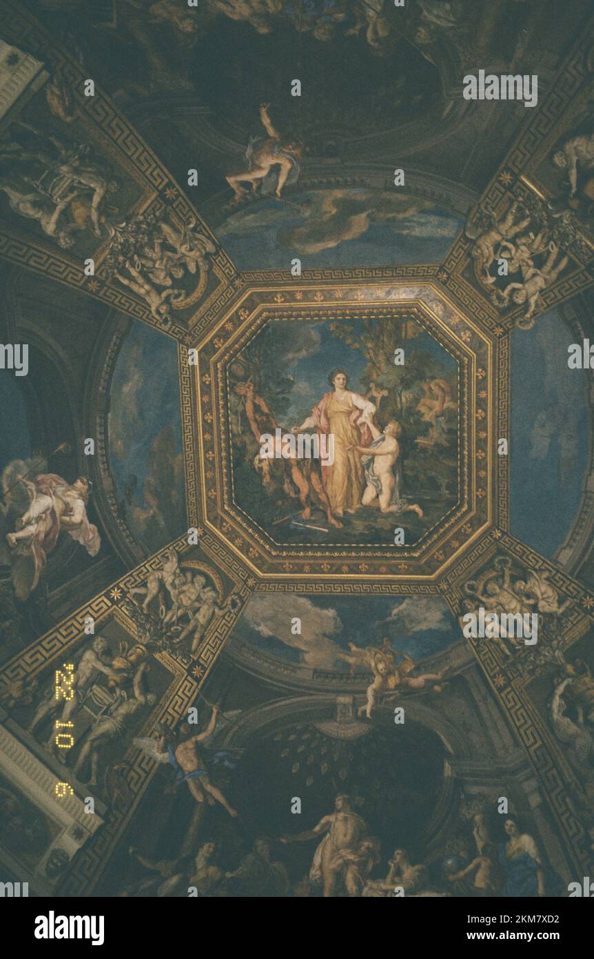 Ceiling Painting at Vatican City Stock Photo Alamy