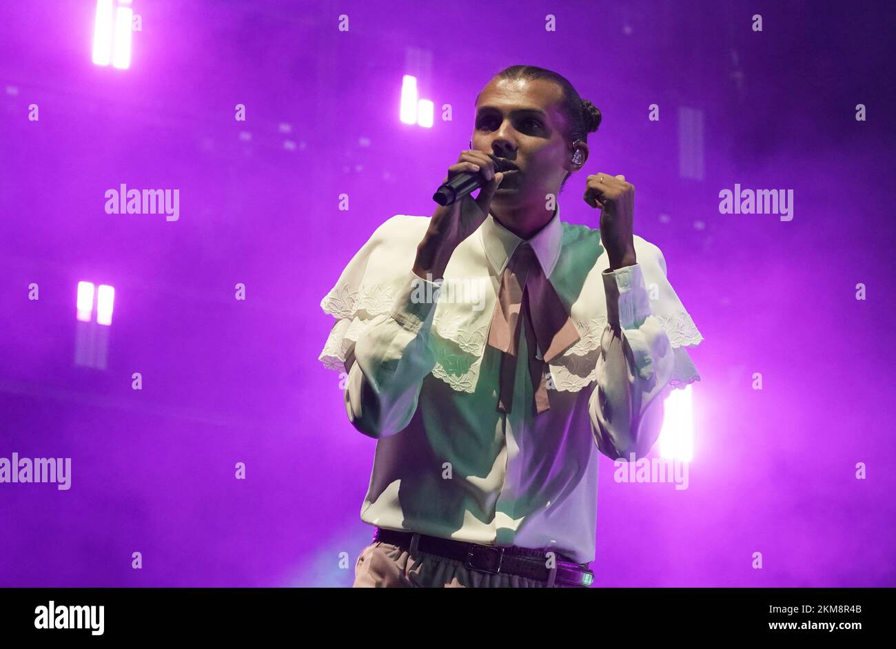 Belgian singer Stromae performing in Montreal,Quebec,Canada Stock Photo ...