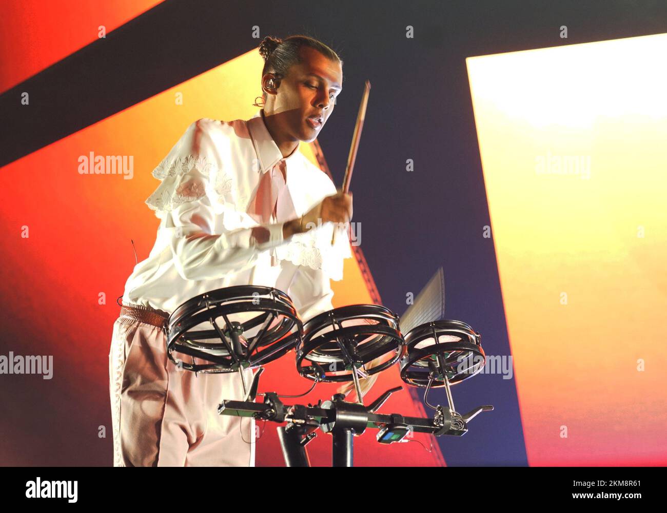 Belgian singer Stromae performing in Montreal,Quebec,Canada Stock Photo ...