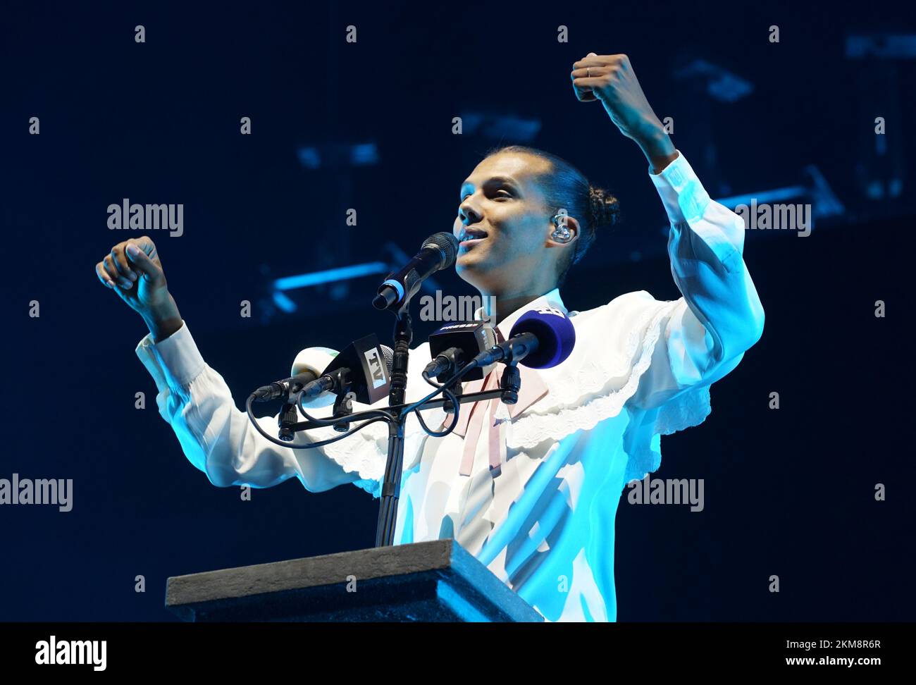 Belgian singer Stromae performing in Montreal,Quebec,Canada Stock Photo ...