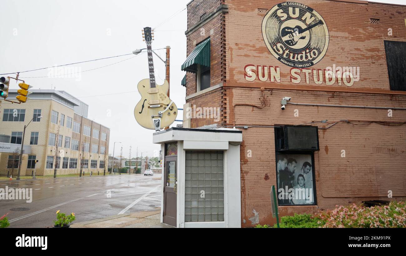 Famous Sun Records in Memphis the legendary Recording studio MEMPHIS