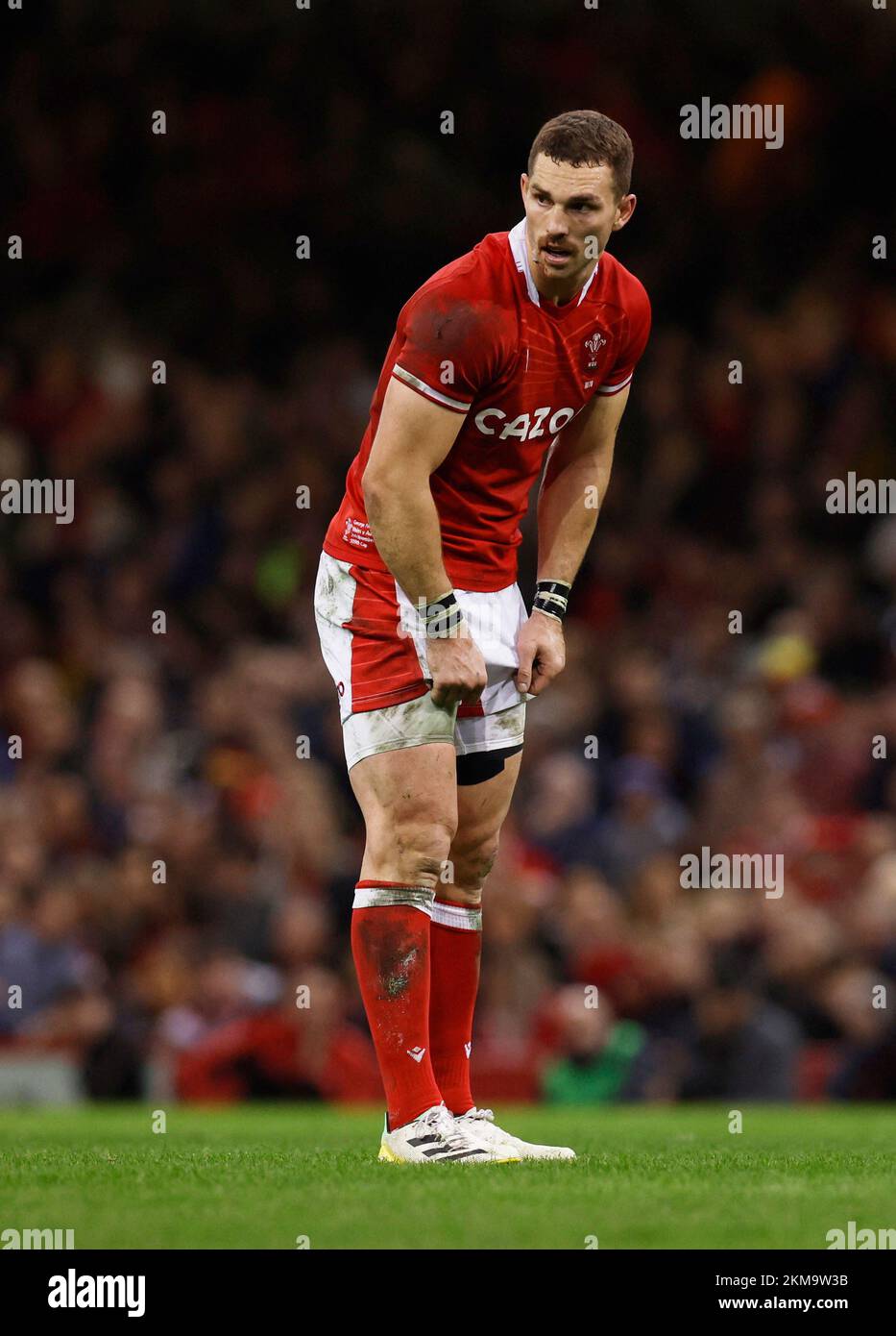 Rugby Union - International - Wales v Australia - Principality Stadium, Cardiff, Wales, Britain - November 26, 2022 Wales' George North reacts Action Images via Reuters/Andrew Couldridge Stock Photo