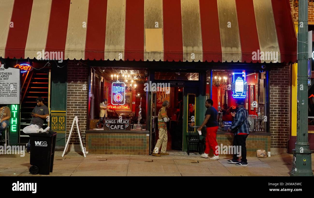 Beale Street in Memphis - the home of Blues and Rock Music and a ...