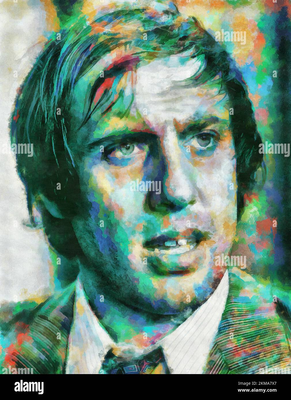 Illustrations Portrait Adriano Celentano, Italian musician, film actor ...