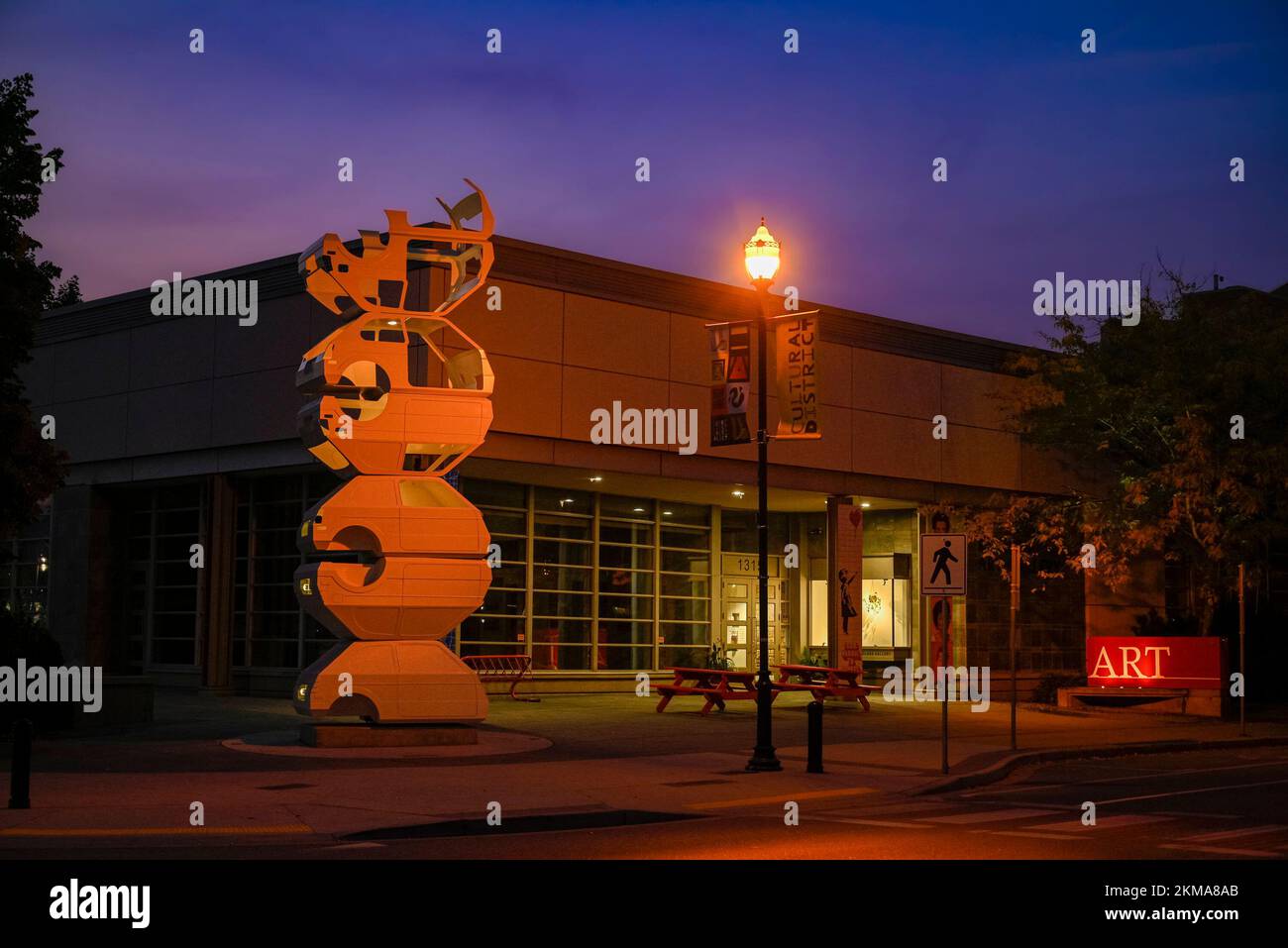 Kelowna, Art Gallery, Kelowna, British Columbia, Canada Stock Photo Alamy