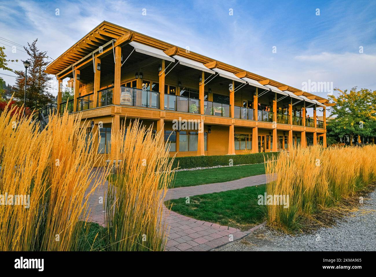 Quails Gate winery, West Kelowna , Okanagan Valley, British Columbia, Canada Stock Photo