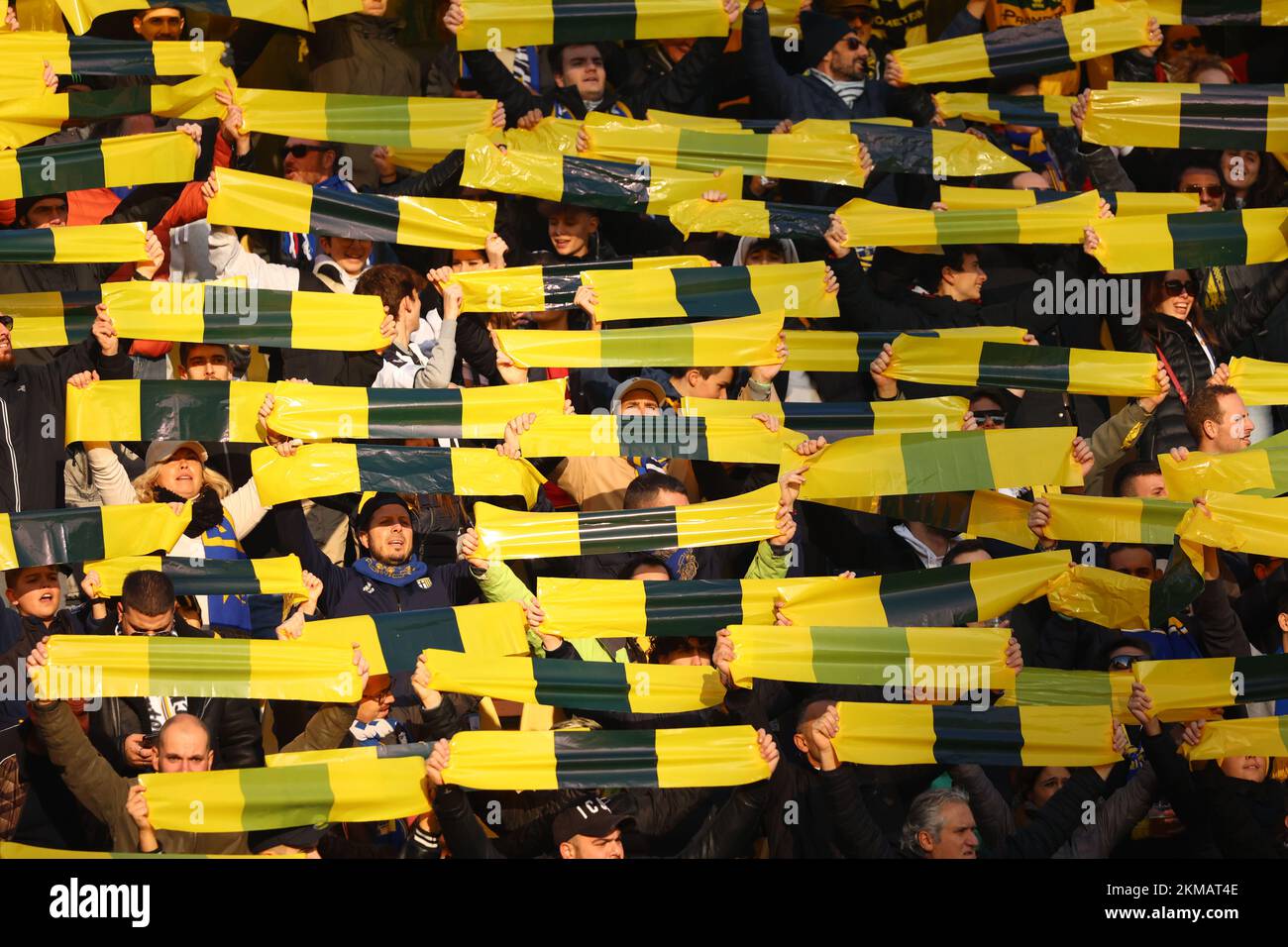FANS (PARMA) during the Italian soccer Serie B match Parma Calcio vs ...