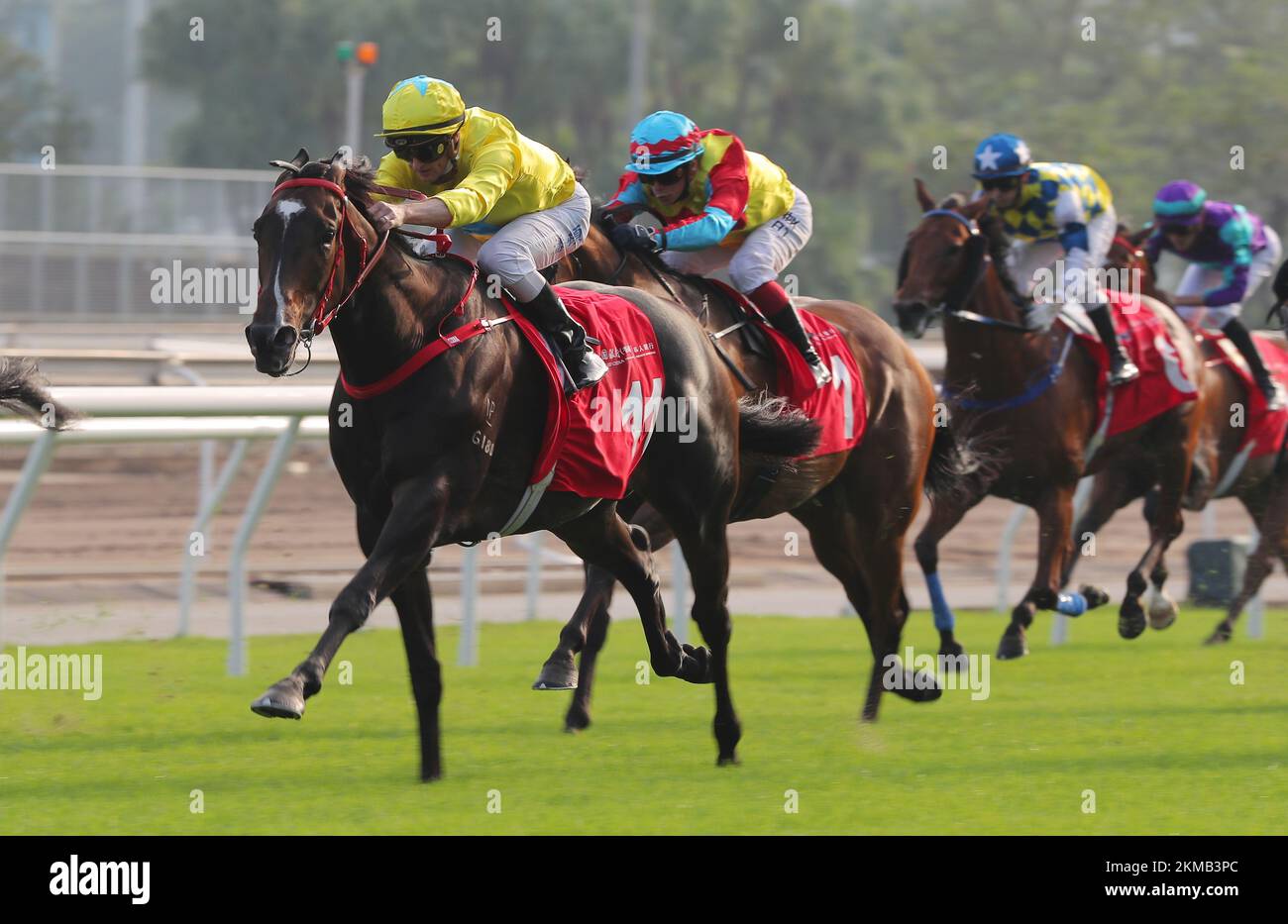 Scmp Racing Race 6, LUCKY SWEYNESSE (11), ridden by Zac Purton, won THE BOCHK ...